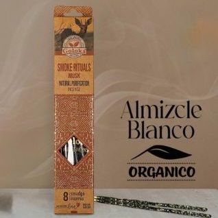 Incienso Goloka Organic Almizcle Blanco